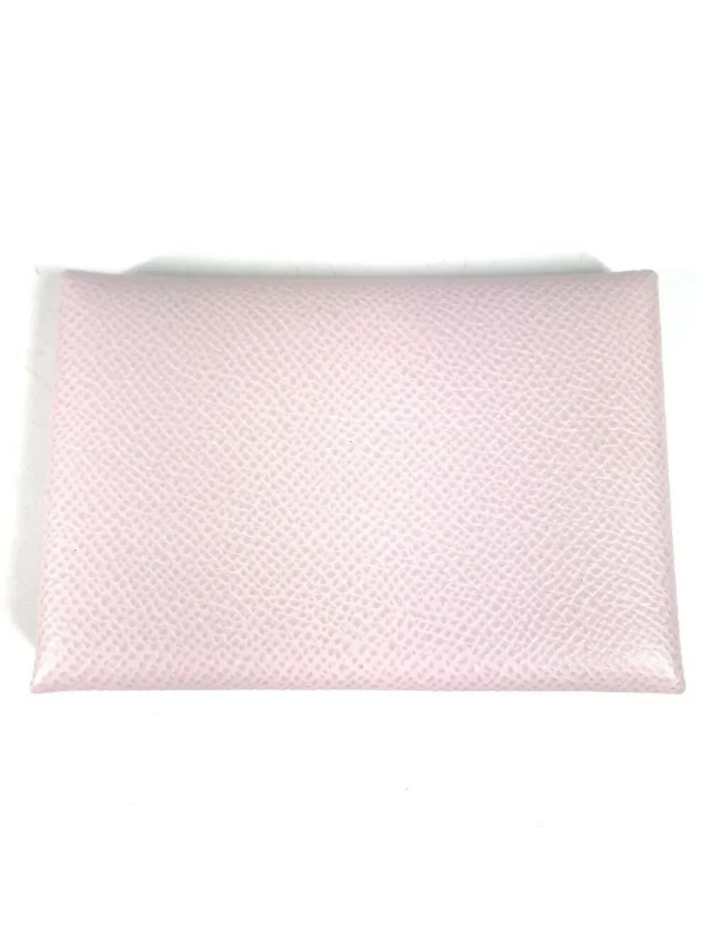 Hermes Bifold Wallet Calvi Duo Epsom Movpel Pink